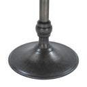 Dauphine 48" Round Dining Table in Dark Emperador Marble with Aged Brass Base, view 4
