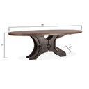 Eiffel 94" Oval Dining Table, view 9