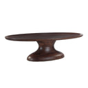 Ellipse 102" Oval Dining Table in Glossy Driftwood