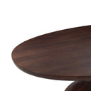 Ellipse 102" Oval Dining Table in Glossy Driftwood, view 5
