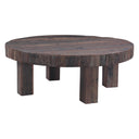 Hacienda 47" Round Coffee Table in Reclaimed Wood, view 2