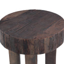 Hacienda 24" Round Side Table in Reclaimed Hardwood, view 3