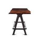 Industrial Loft 72" Gathering Table in Walnut, view 3