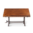 Industrial Loft 62" Adjustable Drafting Desk in Walnut, view 2