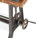 Industrial Loft 62" Adjustable Drafting Desk in Natural, view 8