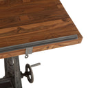 Industrial Loft 62" Adjustable Drafting Desk in Natural, view 5