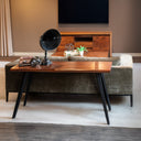 Kennedy 54" Console Table in Walnut, view 3