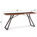 London Loft 68" Console Table in Walnut, view 8