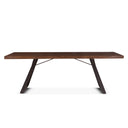 London Loft 94" Dining Table in Walnut