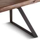 London Loft 94" Dining Table in Walnut, view 3