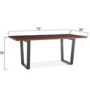 Loft 72" Dining Table in Walnut, view 7
