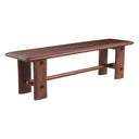 Lenox Loch 64" Bench in Walnut, view 6
