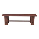 Lenox Loch 64" Bench in Walnut, view 4