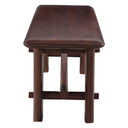 Lenox Loch 64" Bench in Walnut, view 7