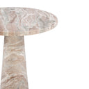 Nile 30" Round Dining Table in Brown Toronto Marble, view 3