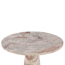 Nile 48" Round Dining Table in Brown Toronto Marble, view 2