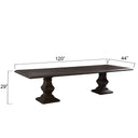 Nimes 120" Dining Table in Vintage Brown, view 5