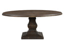 Nimes 60" Round Dining Table in Weathered Mango, view 10