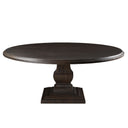 Nimes 72" Round Dining Table in Vintage Brown, view 8