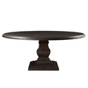 Nimes 72" Round Dining Table in Vintage Brown, view 9