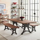 Organic Forge 70" Bench in Raw Walnut, view 4