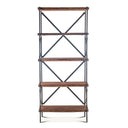 Organic Forge 34" Tall Bookshelf in Raw Walnut, view 2