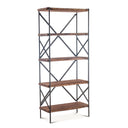 Organic Forge 34" Tall Bookshelf in Raw Walnut
