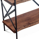 Organic Forge 34" Tall Bookshelf in Raw Walnut, view 5