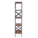 Organic Forge 34" Tall Bookshelf in Raw Walnut, view 4