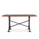 Organic Forge 72" Gathering Table in Raw Walnut