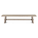 Piedmont 79" Bench in Matte Driftwood, view 6