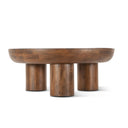 Palermo 39" Round Coffee Table in Acorn Brown, view 2