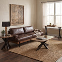 Rapallo 52" Console Table in Natural Mango Wood, view 4