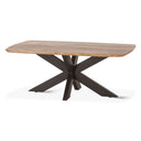 Rapallo 46" Coffee Table in Natural Mango Wood, view 8