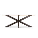 Rapallo 82" Dining Table in Natural Mango Wood and Iron, view 2