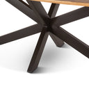 Rapallo 82" Dining Table in Natural Mango Wood and Iron, view 6