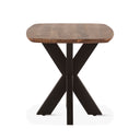 Rapallo 28" Side Table in Natural Mango Wood and Iron, view 5