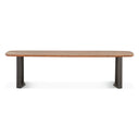 Salerno 68 Bench in Smoked Acacia, view 2