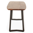 Salerno 68 Bench in Smoked Acacia, view 3