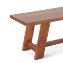 Savannah 80" Bench in Cinnamon Brown - KIT, view 4
