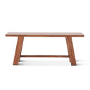 Savannah 60" Counter Bench in Cinnamon Brown - KIT, view 2