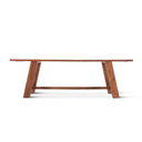 Savannah 94" Dining Table in Cinnamon Brown, view 2