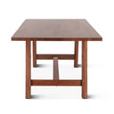Savannah 94" Dining Table in Cinnamon Brown, view 4