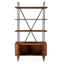 Verbania 46" Bookshelf in Pecan Brown, view 4