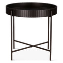 Verbania 29" Nesting Tray Tables in Matte Black, view 4