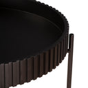 Verbania 29" Nesting Tray Tables in Matte Black, view 5