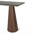 Vista 60" Console Table with Lava Marble and Dark Base, view 5