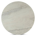 Vista 36" Coffee Table with White Travertine and Light Base, view 2