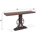 Whitley 56" Reclaimed Wood Console Table, view 8