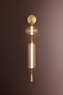 Vintage Polished Brass Fiorello Wall Sconce 8" by Corbett Lighting, view 7